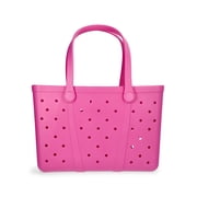 Women's Waterproof EVA Beach Tote Bag, Hot Pink