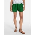thumbnail image 1 of Time and Tru Women's Eyelet Trim Shorts, Sizes XS-XXXL, 1 of 6