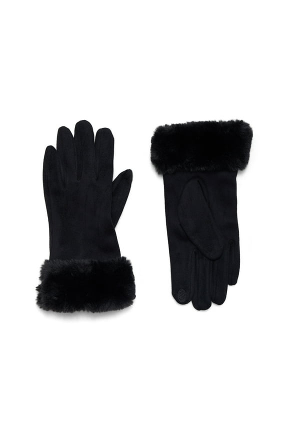 Faux Suede Gloves