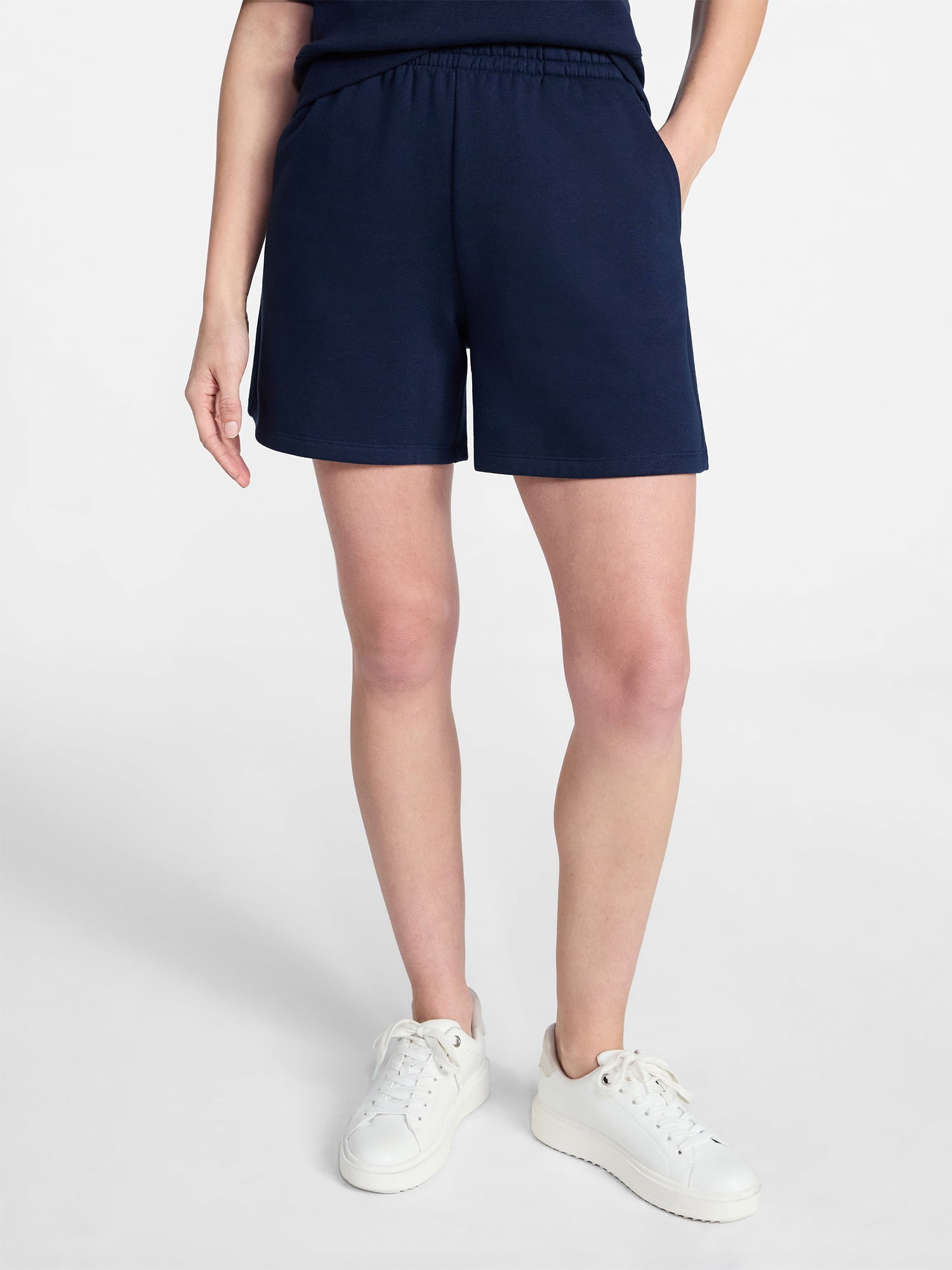 Time and Tru Women's Fleece Shorts, Size XS-XXXL