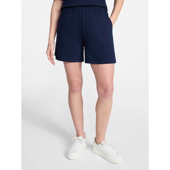Time and Tru Women's Fleece Shorts, Size XS-XXXL