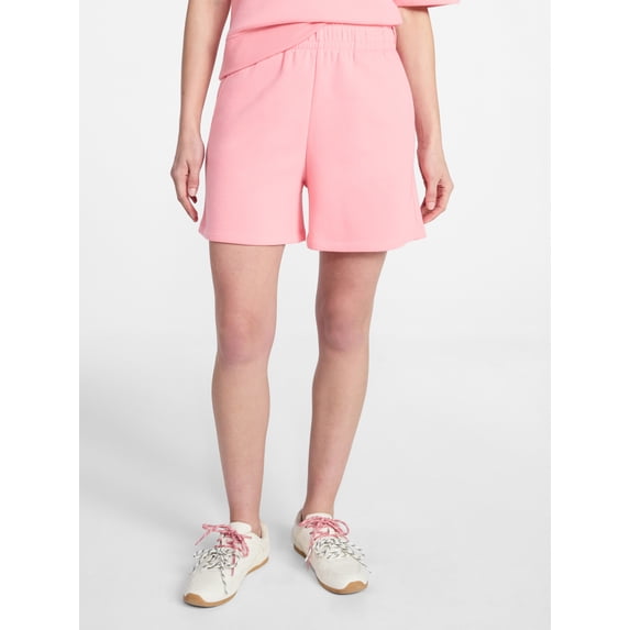 Time and Tru Women's Fleece Shorts, Size XS-XXXL