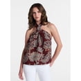 thumbnail image 1 of Time and Tru Women's Print Halter Top, Sizes XS-XXXL, 1 of 6