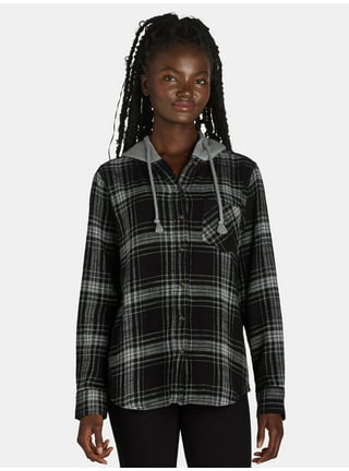 Womens hooded long sleeve shirt hotsell