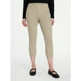 thumbnail image 1 of Time and Tru Women's Capri Jeggings, Sizes XS-XXXL, 1 of 6