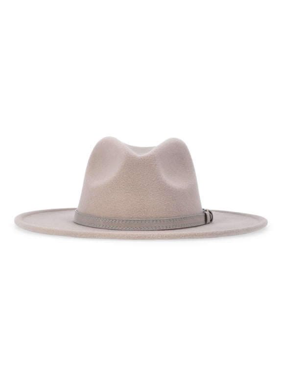 Women's Fedora with D-Ring Band, One Size, Taupe
