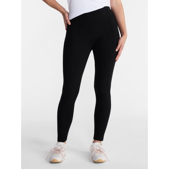 Time and Tru Women's Ankle Length Knit Leggings, 27" Inseam, XS-XXXL