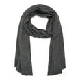 thumbnail image 1 of Time and Tru Women's Heather Charcoal Knit Scarf, One Size, 1 of 4