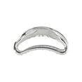 thumbnail image 1 of Time and Tru Women's Large Hair Claw Clip, Silvertone, 1 of 4
