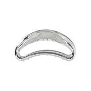 Women's Large Hair Claw Clip, Silvertone