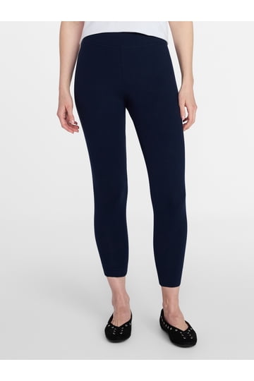 Jeggings De Maternité Time And Tru Noirs à Rayures Latérales - Taille XL/XG (16-18), Neuf Avec étiquettes