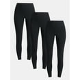 thumbnail image 1 of Time and Tru Women's High Rise Leggings, 27'' Inseam, 3-Pack, Sizes XS-XXXL, 1 of 8