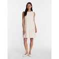 thumbnail image 1 of Time and Tru Women's Linen Blend Shift Dress, Sizes XS-XXXL, 1 of 5