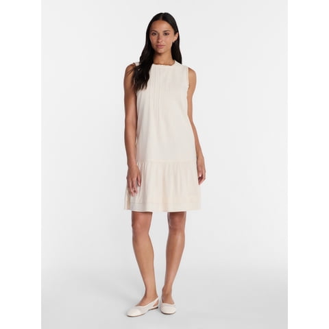 Women's Linen Blend Shift Dress, Sizes XS-XXXL