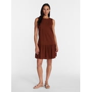 Women's Linen Blend Shift Dress, Sizes XS-XXXL