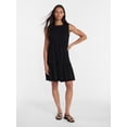 thumbnail image 1 of Time and Tru Women's Linen Blend Shift Dress, Sizes XS-XXXL, 1 of 5