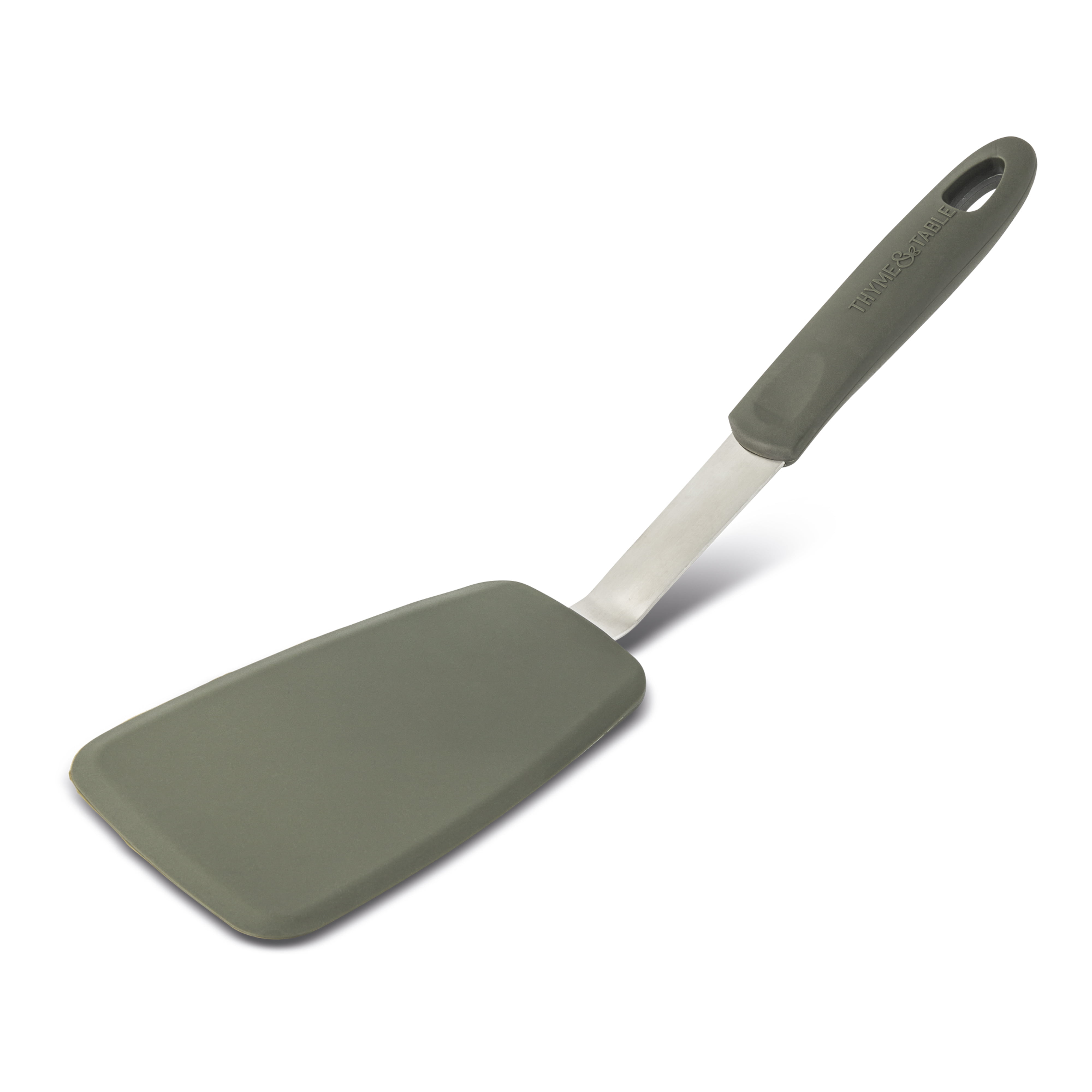 Thyme & Table Silicone Large Turner - Dark Green