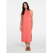 Women's Sleeveless Midi Column Dress, Sizes XS-XXXL