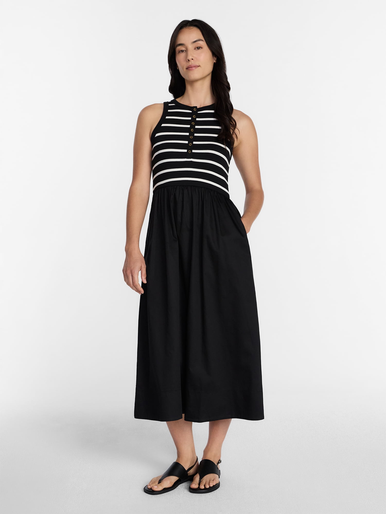 knee length dresses for ladies DY70136 main image 0