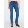 thumbnail image 1 of Time and Tru Women's Mid Rise Bootcut Jean, Sizes 0-22, 1 of 6
