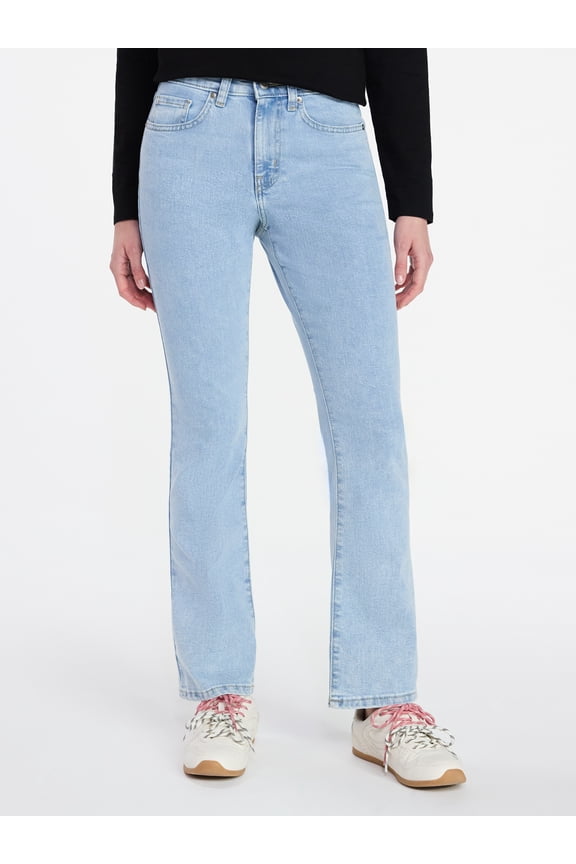 Women's Mid Rise Bootcut Jeans, 30" Inseam, Sizes 0-22, 10S-16S