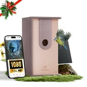 TT Nature HDPE Solar Powered Smart Bird House with Camera, Outdoor Bird Feeder for Nesting & Hatching, Perfect for All Birds
