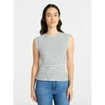 thumbnail image 1 of Time and Tru Women's Cotton Peplum Tank Top, Sizes XS-XXXL, 1 of 6