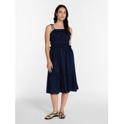 Women's Pipped Midi Dress, Sizes XS - XXXL