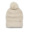 thumbnail image 1 of Time and Tru Women's Pointelle Beanie, One Size Fits Most, Oatmeal Heather, 1 of 3