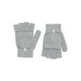 thumbnail image 1 of Time and Tru Women's Pop Top Knit Gloves, One Size Fits Most, Medium Grey Heather, 1 of 3