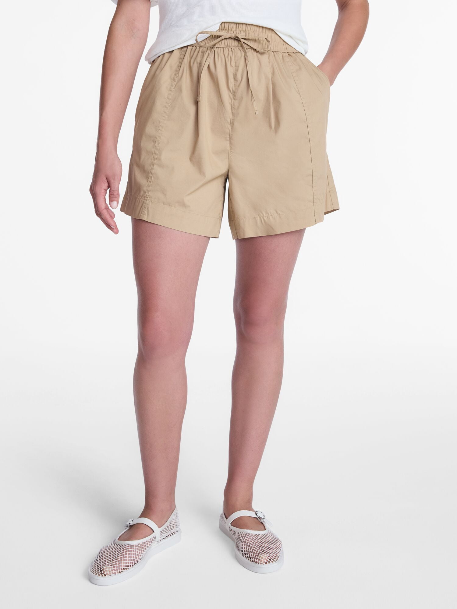 Time and Tru Women's Poplin Short, Sizes XS - XXXL