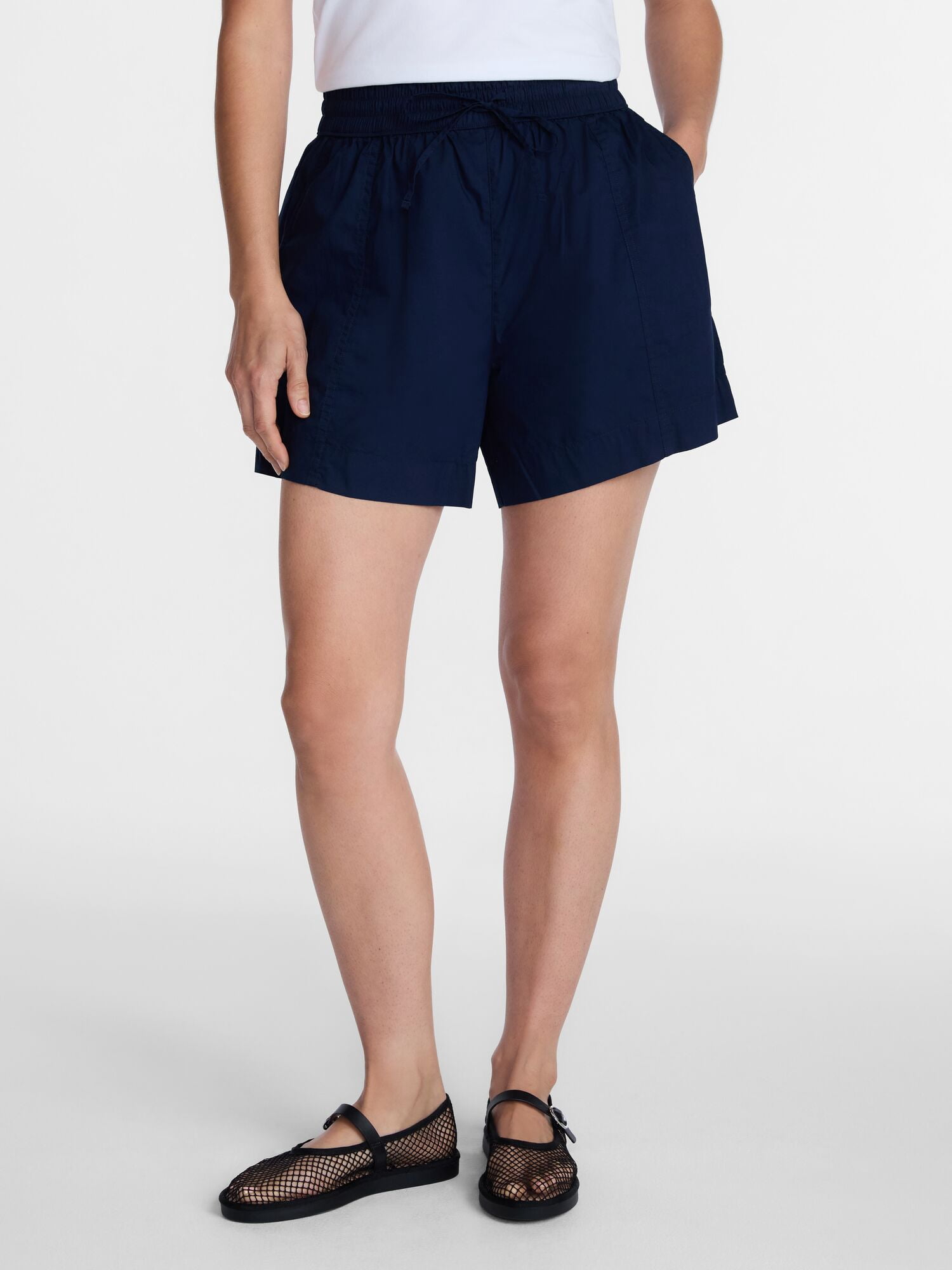 Time and Tru Women's Poplin Short, Sizes XS - XXXL