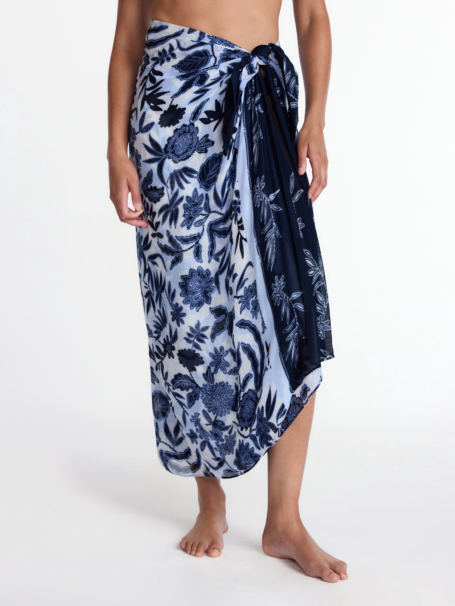 Time and Tru Women’s Print Pareo, One Size