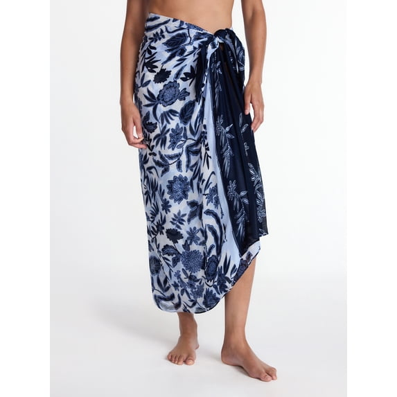 Time and Tru Women’s Print Pareo, One Size