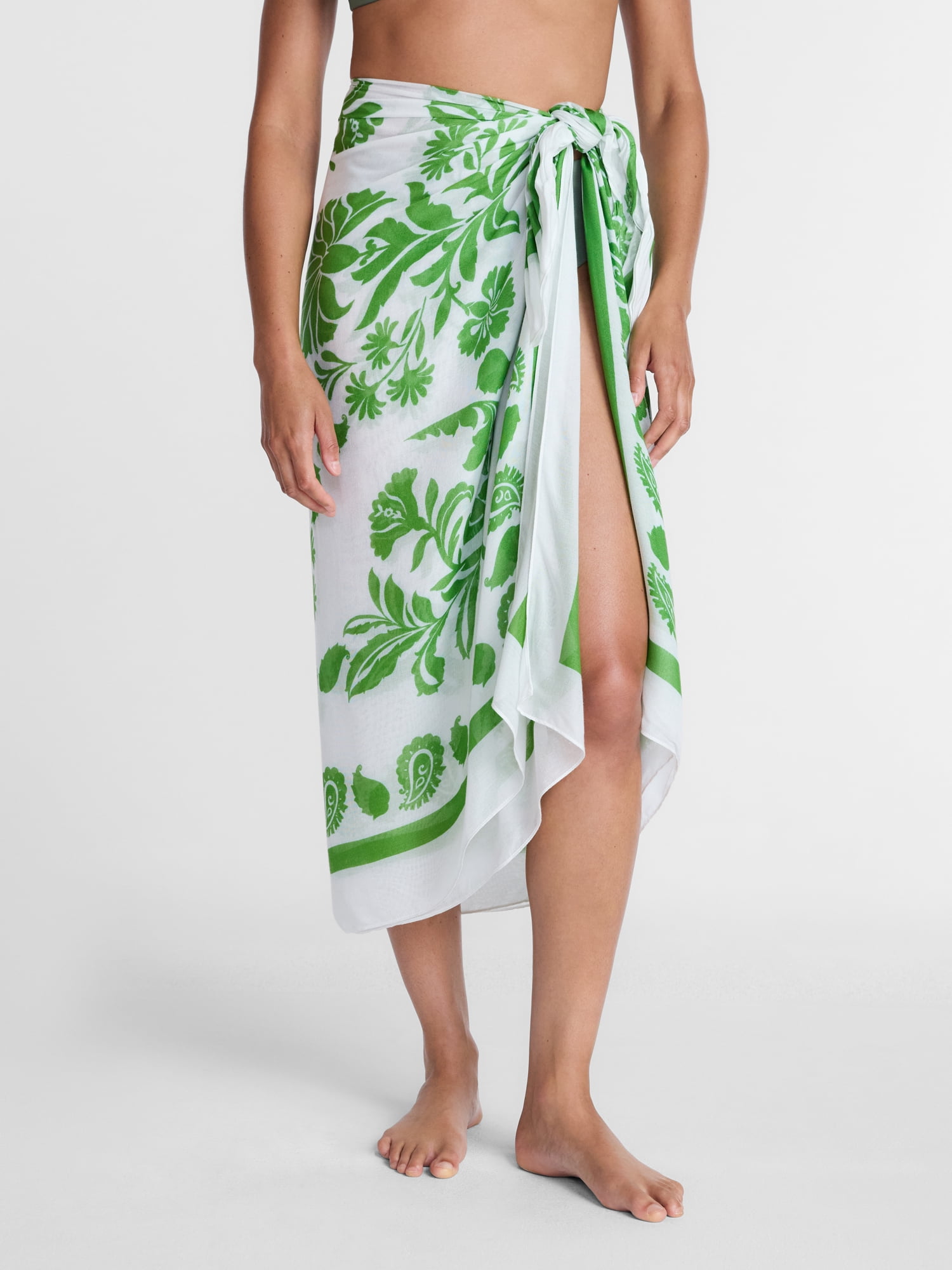 Time and Tru Women’s Print Pareo, One Size