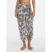 Women's Printed Pareo, One Size, Swirling Paisley Sage Dust