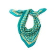 thumbnail image 1 of Time and Tru Women's Geometric Print Scarf with Retro Charm, Multi-Season, 1 of 5