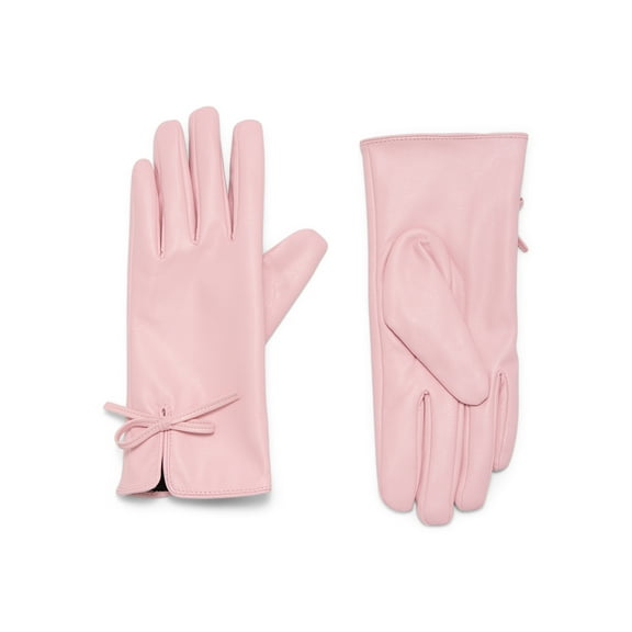 Time and Tru Women's Bow Gloves, S/M, Soft Pink
