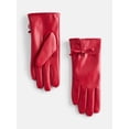 thumbnail image 1 of Time and Tru Women's Bow Gloves, Red, Sizes S/M-L/XL, 1 of 4