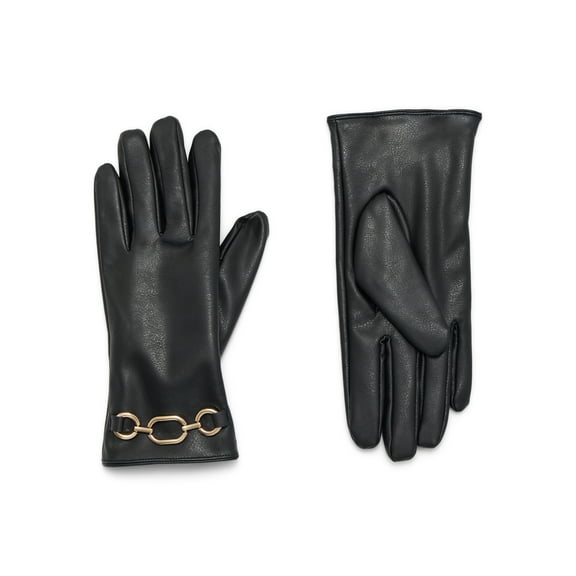 Time and Tru Chain Accent Faux Leather