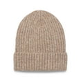 thumbnail image 1 of Time and Tru Women's Rib Beanie, One Size Fits Most, Toasted Heather, 1 of 3