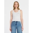 thumbnail image 1 of Time and Tru Women's Ribbed Tank Top, Sizes XS-XXXL, 1 of 6