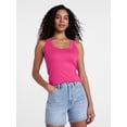 thumbnail image 1 of Time and Tru Women's Ribbed Tank Top, Sizes XS-XXXL, 1 of 6