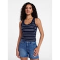 thumbnail image 1 of Time and Tru Women's Ribbed Tank Top, Sizes XS-XXXL, 1 of 6