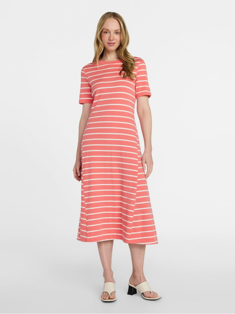 knee length dresses for ladies Beck Dress Deep Black / Xs
