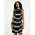 thumbnail image 1 of Time and Tru Women’s Sleeveless Knit Swing Dress, Sizes XS-XXXL, 1 of 6