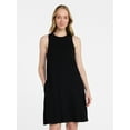 thumbnail image 1 of Time and Tru Women’s Sleeveless Knit Swing Dress, Sizes XS-XXXL, 1 of 6