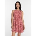 thumbnail image 1 of Time and Tru Women's and Women's Plus Sleeveless Tiered Mini Dress, Sizes XS-4X, 1 of 6