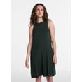 thumbnail image 1 of Time and Tru Women’s Sleeveless Knit Swing Dress, Sizes XS-XXXL, 1 of 6