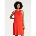thumbnail image 1 of Time and Tru Women’s Sleeveless Knit Swing Dress, Sizes XS-XXXL, 1 of 5